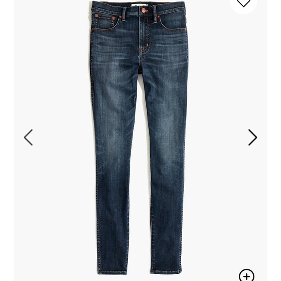 Madewell TENCEL 10” high-rise skinny in danny wash - Picture 4 of 10